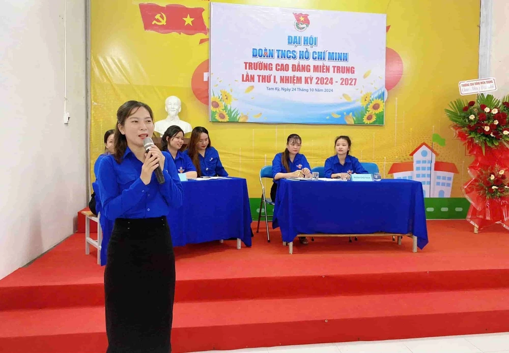 Đại Hội Đoàn Trường Cao Đẳng Miền Trung 2024-2027 Thành Công Rực Rỡ