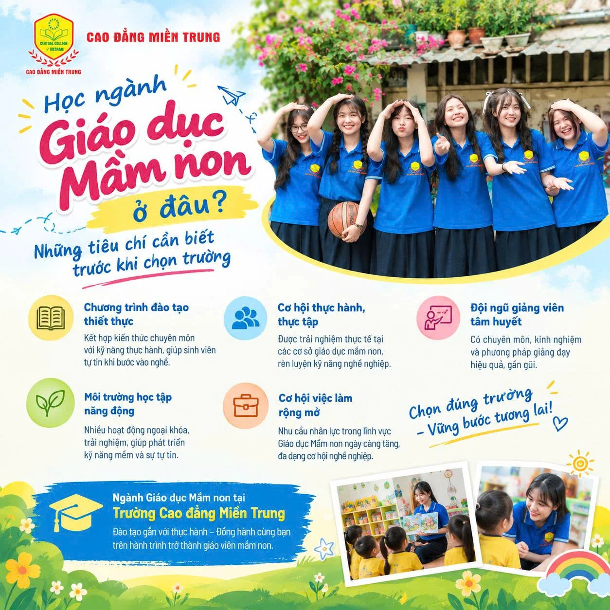 HỌC NGÀNH GIÁO DỤC MẦM NON Ở ĐÂU? NHỮNG TIÊU CHÍ CẦN BIẾT TRƯỚC KHI CHỌN TRƯỜNG