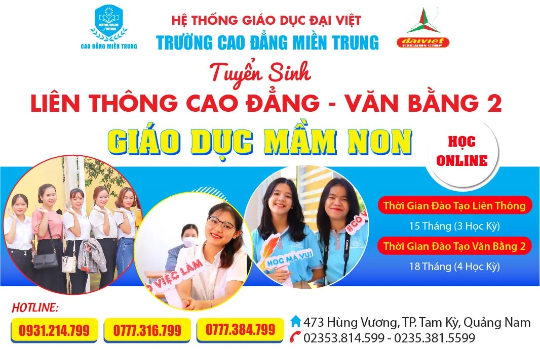 Thông báo: Tuyển sinh liên thông Cao đẳng - Văn bằng 2 năm 2023