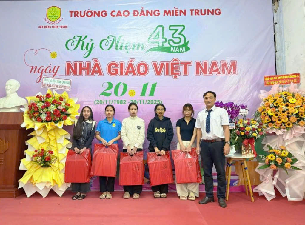 Công đoàn Trường Cao đẳng Miền Trung: Chung tay hỗ trợ sinh viên có hoàn cảnh khó khăn vươn lên trong học tập