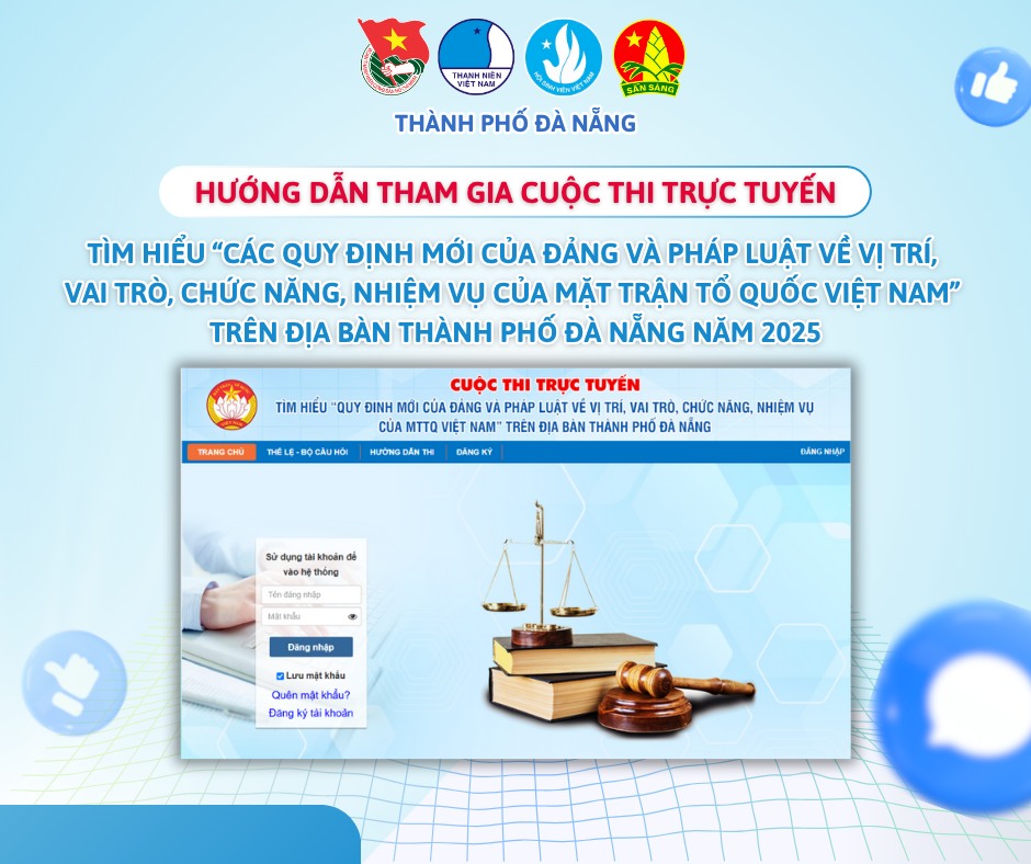 HƯỚNG DẪN THAM GIA CUỘC THI TRỰC TUYẾN