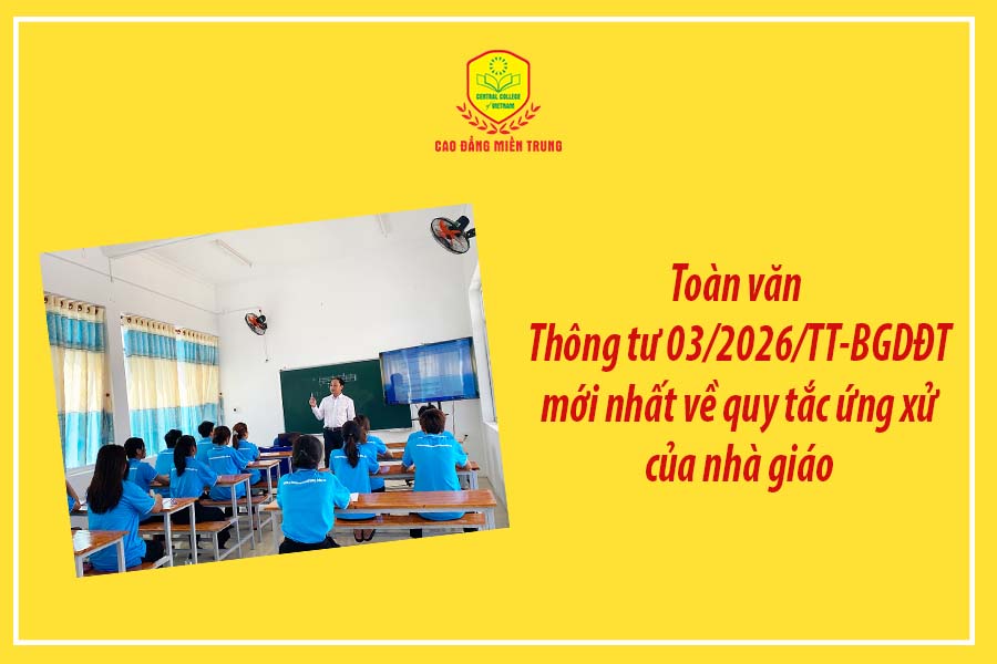 Toàn văn Thông tư 03/2026/TT-BGDĐT mới nhất về quy tắc ứng xử của nhà giáo